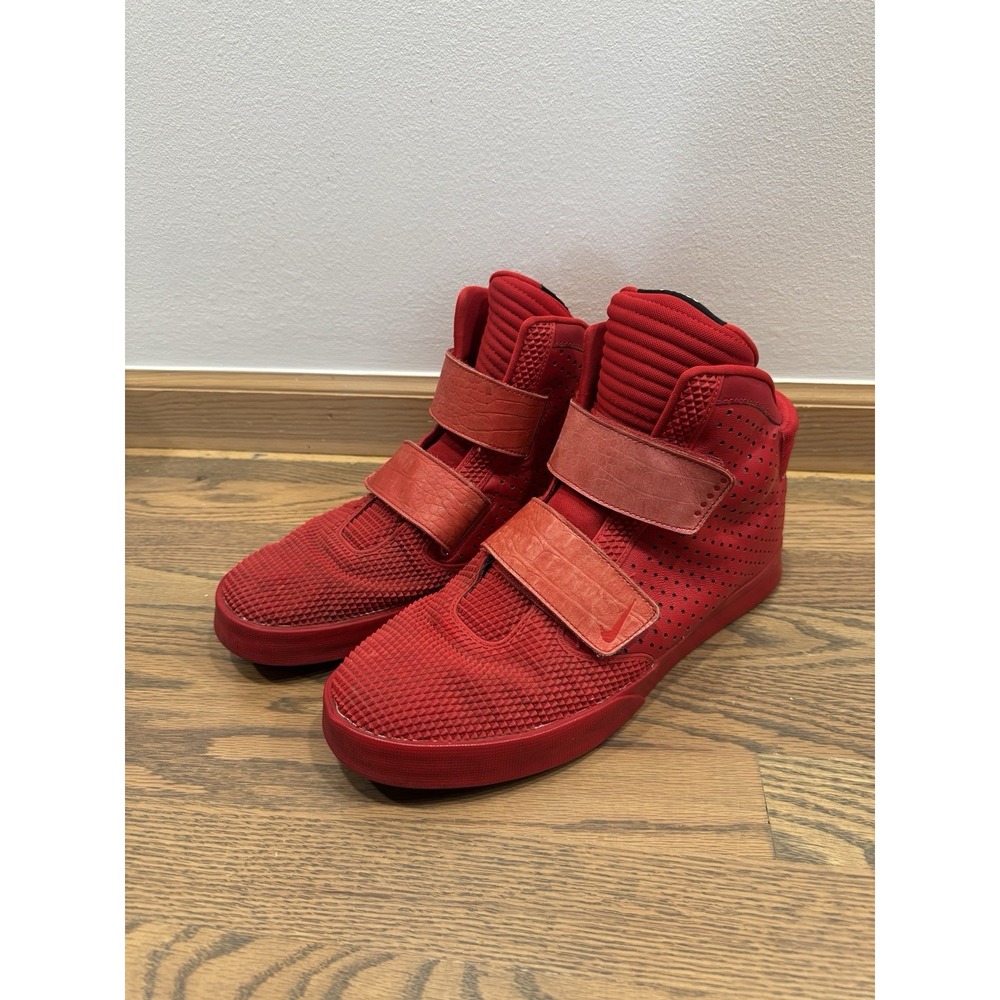 Nike Flystepper 2K3 PRM Red‎ Size 12 Men's Athletic Shoes High Top